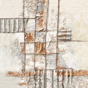 Väderbitet rutnät – abstrakt