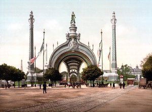 Grand Entree på 1900 års universella utställning i Paris av Rene Binet.