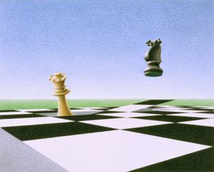 Drottning och häst av Rene Boin