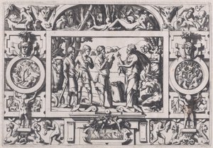 Drottning Ino och husbonden Drottning Ino skämmer bort åringens frö överallt..., 1563.