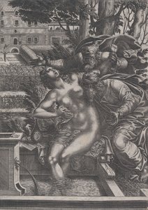 Susanna och de äldre. av Rene Boyvin