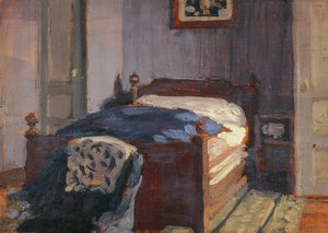 Min säng på Suaucourt av René François Xavier Prinet