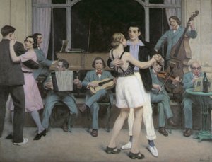 Kasinobaren i Cabourg, ca 1930 (olja på duk)