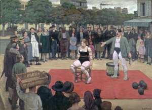 The Travelling Performers, ca 1928-30 (olja på duk)