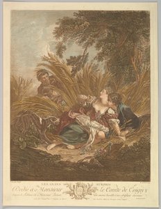 Les Amans Surpris The Surprised Lovers, 1700-talet. av Rene Gaillard