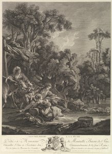 The Villages Fishing The Villages Fishing, 1700-talet. av Rene Gaillard