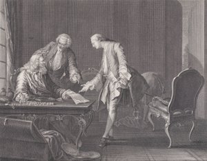 Den förlorade sonen kräver sitt arv, ca. 1751. av Rene Gaillard