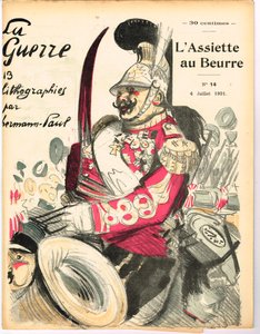 Omslag till "" The Butter Plate"", Satirical in Colors av Rene George Hermann Paul