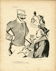 Illustration av Hermann-Paul (1864-1940) i Vildanden av Rene George Hermann Paul