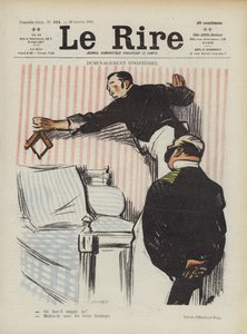 Ministerflytt. Illustration för Le Rire