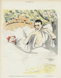 Bröllopsnatt. Illustration för Le Rire