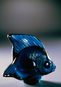 Fisk i glas av Rene Jules Lalique