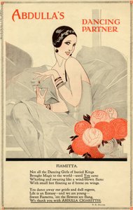 Abdulla cigaretter, 1920-talet av Rene Vincent