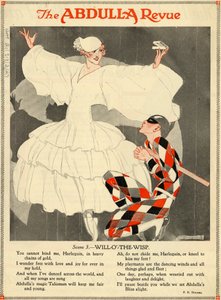 Abdulla cigaretter, 1920-talet av Rene Vincent