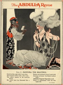 Abdulla cigaretter, 1920-talet av Rene Vincent