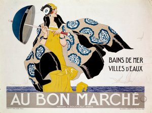 Affisch för varuhus "" Au Bon Marche" (affisch)