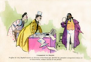 Chocolats engagemang av direktören för Nouveau Cirque de Paris-clownsduon George Footitt (skrev ibland FootIT eller Footitt, hans riktiga namn Tudor Hall, vit clown