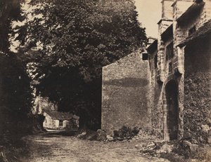 Porten till Borwick Hall, Lancashire, 1855. av Rev. John Richardson Major