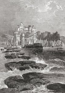 Pozzuoli, Neapel, Syditalien i slutet av 1800-talet. Från Italian Pictures av Rev. Samuel Manning, publicerad ca 1890. av Reverend Samuel Manning