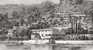 Ön Palmaria, mittemot La Spezzia, Italien i slutet av 1800-talet. Ur Italian Pictures av Rev. Samuel Manning, utgiven ca 1890. av Reverend Samuel Manning