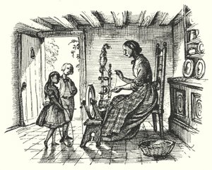 HC Andersen: Linet (litho) av Rex (after) Whistler
