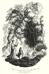 Hans Christian Andersen: Paradisets trädgård (litho) av Rex (after) Whistler