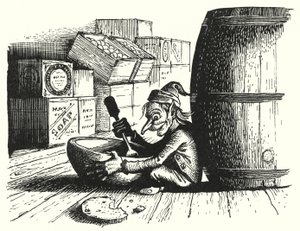 Hans Christian Andersen: Goblin And The Huckster (litho) av Rex (after) Whistler