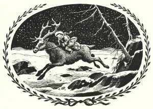 HC Andersen: The Snow Queen (litho) av Rex (after) Whistler
