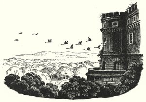 Hans Christian Andersen: De vilda svanarna (litho) av Rex (after) Whistler