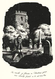 Hans Christian Andersen: Vad månen såg (lito) av Rex (after) Whistler