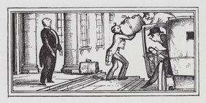 Week-ends (litho) av Rex (after) Whistler