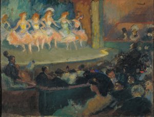 Cafékonsert - Målning av Ricard Canals (1876-1931) - ca. 1903 - Olja på duk - 51x66 - Kataloniens nationella konstmuseum, Barcelona