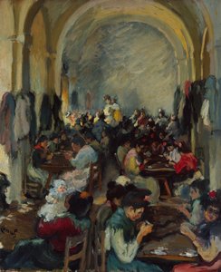 Cigarrtillverkning i Sevilla, 1899.