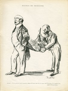 Illustration av Ricardo Flores (1878-1918) i Le Rire, 09/05/14 - Dialogue of Ressucites - Marocko, Agadir - Ceccaldi av Ricardo Flores