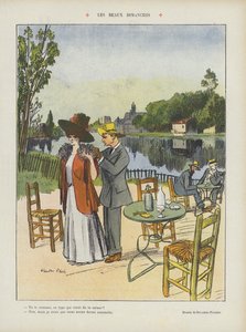 Illustration till Le Rire (färglitografi)