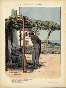 Illustration av Ricardo Flores (1878-1918) i Le Rire, 24/02/12 - Cote d