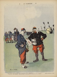 Vi manövrerar. Illustration för Le Rire