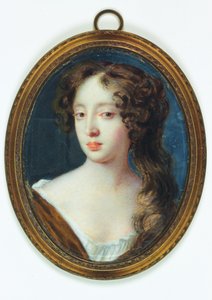 Lady Elizabeth Percy, grevinna av Ogle (akvarell på elfenben)