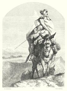 Lord Byrons barn Harold, Canto I, Strof 48 (gravyr) av Richard (after) Ansdell