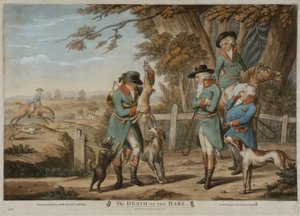 The Death of the Hare, tryckt för Bowles & Carver, publicerad 1796 (mezzotint) av Richard (after) Dighton