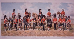 Skotska regementen av den brittiska armén 1895