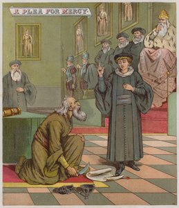 Illustration för The Merchant Of Venice (chromolitho) av Richard Andre