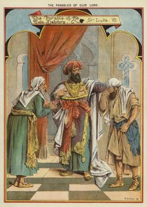 Kristi liknelser: liknelsen om de två gäldenärerna (chromolitho)