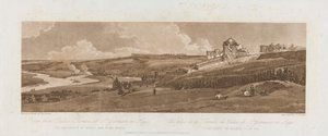 Utsikt från Palace Terrace på St. Germain en Laye; Marlis akvedukt sett på avstånd 1803; Skylt 16 från Views in Paris, Emanuel Volume-spårningen av plattan, B1981.25.2625