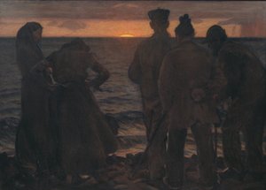 De gamla vid stranden