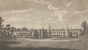 Knole, nära Sevenoke, i grevskapet Kent, tidigare ett palats som tillhörde Archiep..., 1777-90.