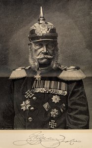 Vilhelm I 1797-1888, kung av Preussen och tysk kejsare, vid 90 års ålder, 1887. av Richard Bong