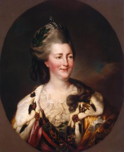 Porträtt av Katarina II