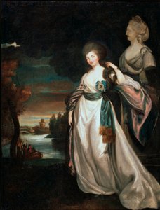 Porträtt av hovdamen Alexandra Branitskaya, 1778-1781.