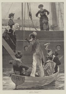 Vid regattan (gravyr) av Richard Caton II (after) Woodville